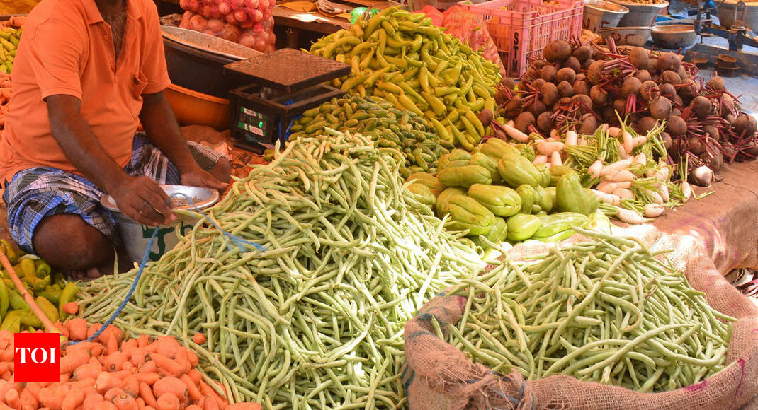 Goa gets respite from rain, but not high veggie prices - Times of India