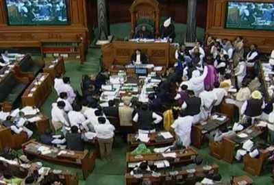 Winter session starts on stormy note; opposition uproar in Lok Sabha