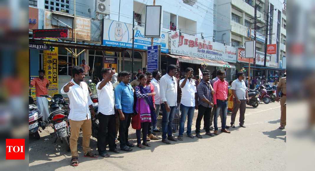 DYFI protests collection of user fee for parking vehicles 