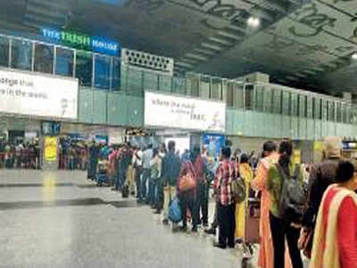 Flyers blame security step-up for queues; CISF points at traffic surge ...