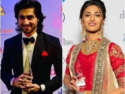 Erica Fernandes and Harshad Chopda win big at a TV award function in London