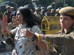 In pics: Scuffle breaks out between JNU students and Police