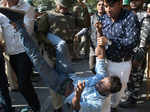 In pics: Scuffle breaks out between JNU students and Police