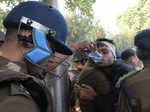 In pics: Scuffle breaks out between JNU students and Police