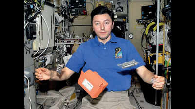 After safe landing, Russian cosmonaut hit by questions