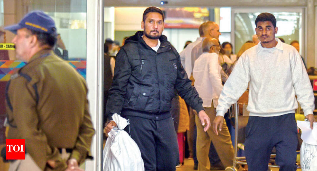 Regret, relief as 145 US deportees land at Delhi airport with limbs tied