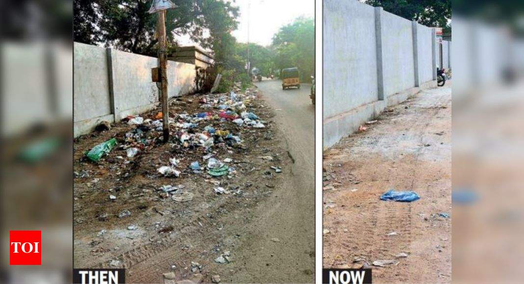 Ghmc Clears Garbage Strewn On Mirjalguda Road After 6 Months