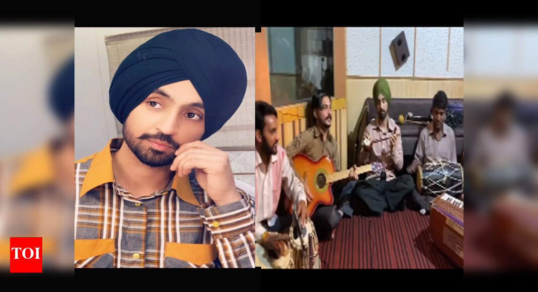 Watch: Diljit Dosanjh wins hearts with his in-studio folk jamming ...