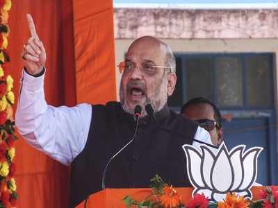 Amit Shah accuses Congress of stalling Ayodhya judgement, keeping Kashmir problem hanging