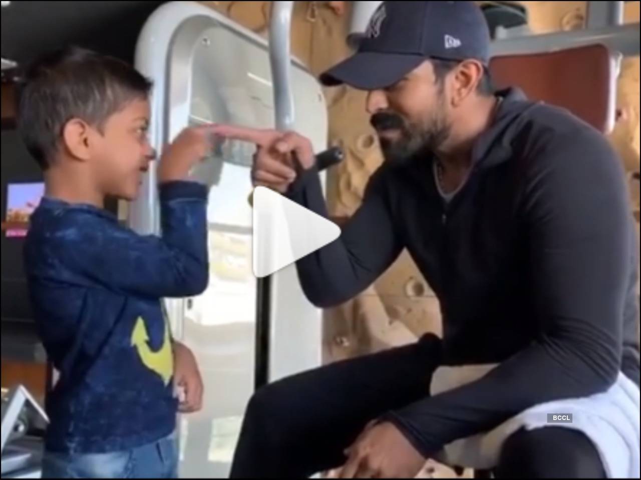 Video: Ram Charan's funny moment with his little gym buddy will make your  day | Telugu Movie News - Times of India