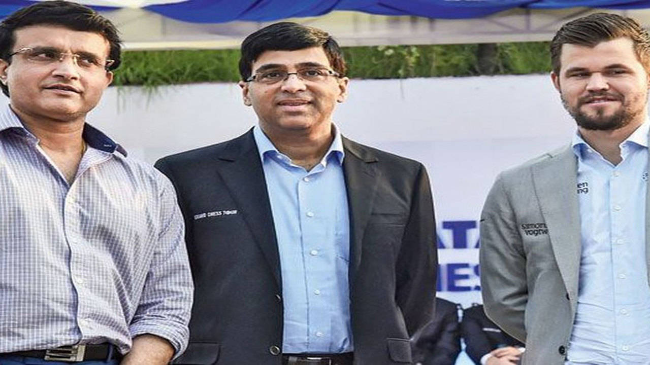 Viswanathan Anand tied fifth, Magnus Carlsen on course to win in Kolkata -  The Statesman