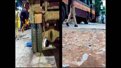 Chennai: Truck runs over cop on uneven road