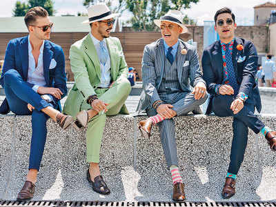 How much ankle should your formal cropped trousers bare? - Times of India