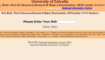 Calcutta University results 2019 for B.A./B.Sc. Part II exams declared