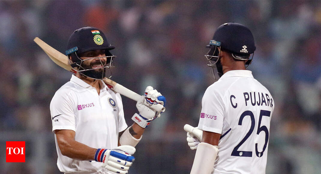 D/N Test: India 174/3 at stumps, lead by 68 runs