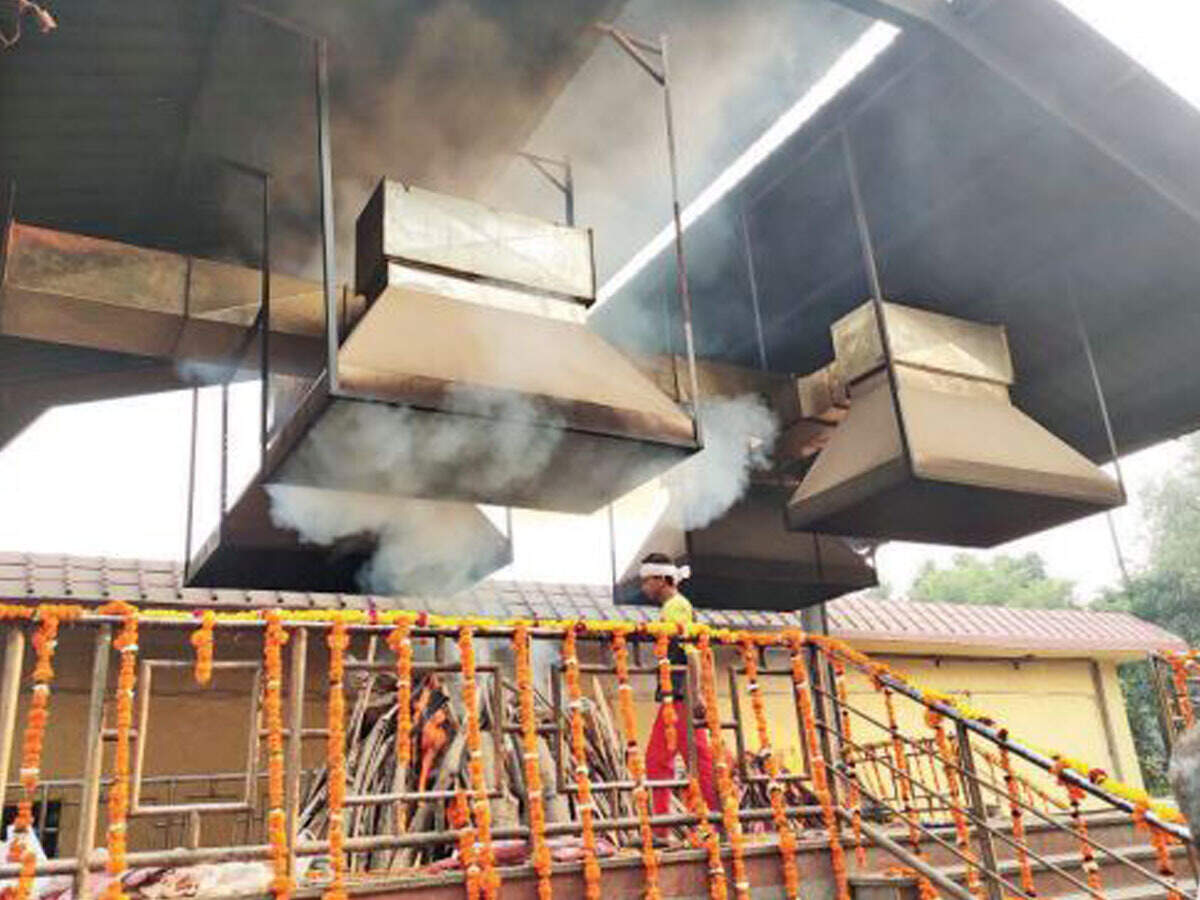 95 Of Cremations In Delhi Still In Open Air Using Wood Delhi News Times Of India