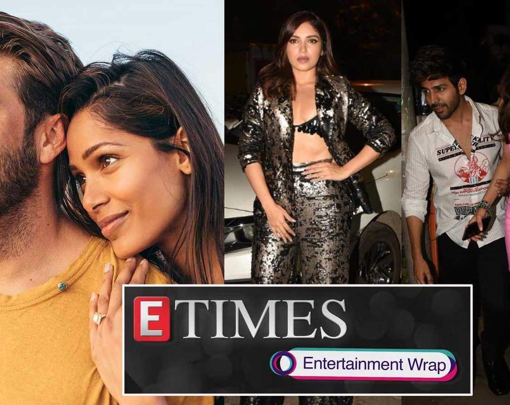 
Wishes pour in for Freida Pinto as she gets engaged to beau Cory Tran; Sneak peek into Kartik Aaryan's star-studded birthday bash, and more…

