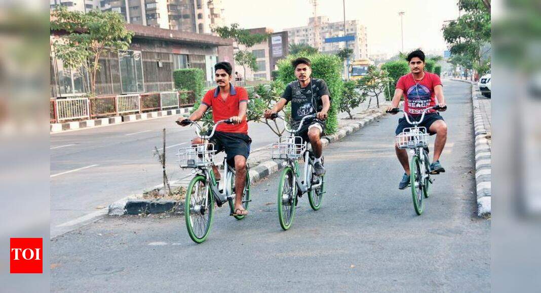 Surat Bicycle sharing project gets 10,000 registrations Surat News