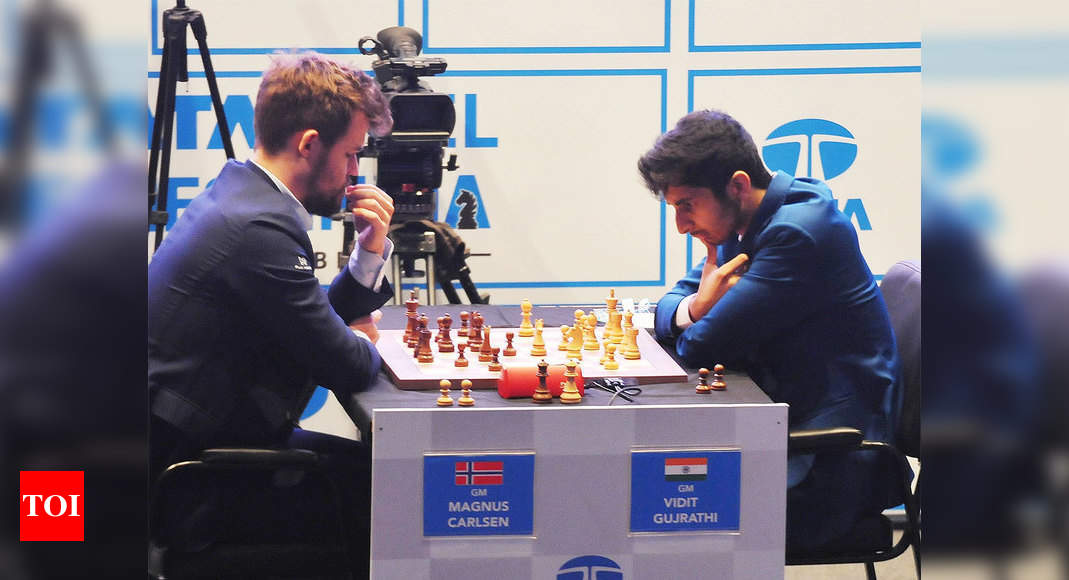 Magnus Carlsen vs Hikaru Nakamura, Tata Steel Chess India Rapid 2019