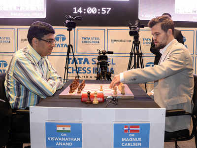 Tata Steel Chess: Magnus Carlsen on top after beating Viswanathan Anand in  Round 10