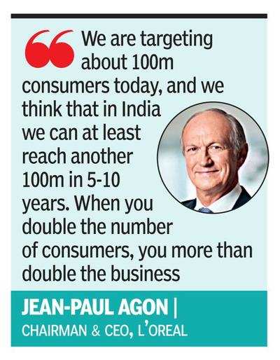 L’Oreal wants to double India business by 2022: CEO