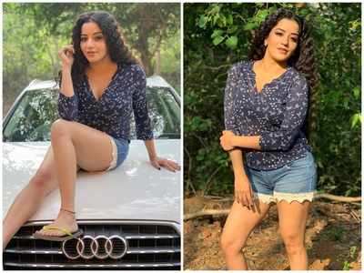Monalisa is a stylish poser and these pictures are proof