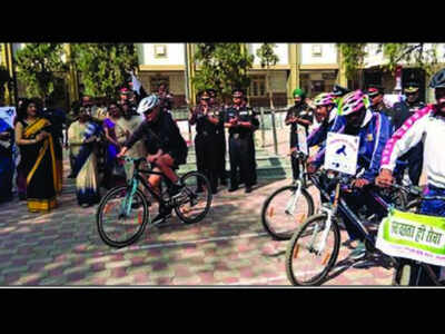 Jharkhand: NCC cadets on state-wide cycling rally | Ranchi News - Times ...