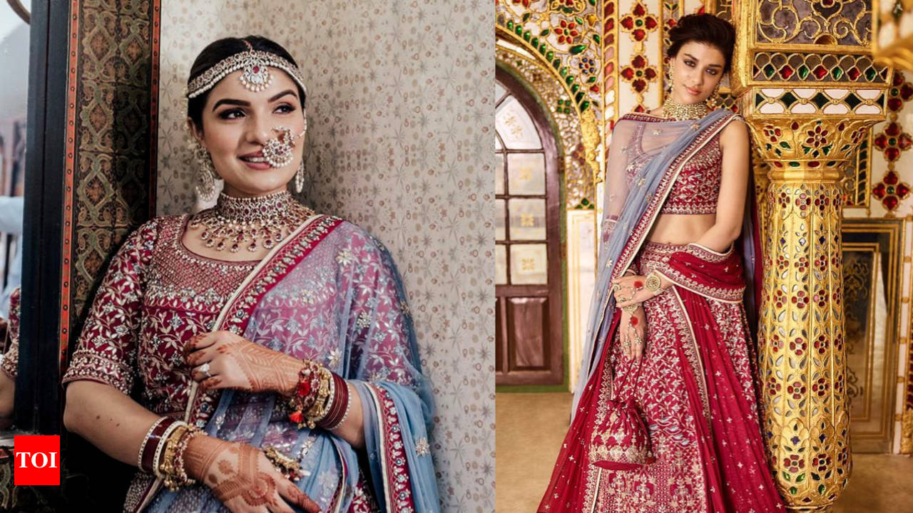 Green - Peach Color Combination Heavy Wedding Wear Designer Lehenga at Rs  3999.00 in Surat | ID: 2851808594173