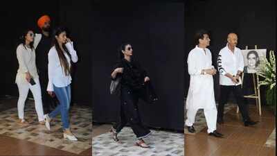 Shaukat Kaifi's prayer meet: Kajol, Rakesh Roshan, Tabu and others pay their last respect