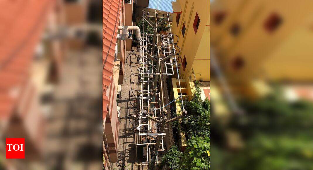 Dangerous Powerline Transformer Times of India
