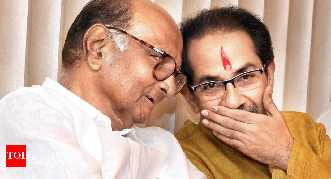 Throne within reach, Uddhav lets his love for Sharad Pawar flow