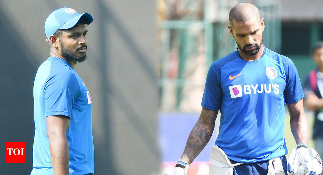 Injured Shikhar Dhawan out, Sanju Samson comes in for T20I series vs Windies