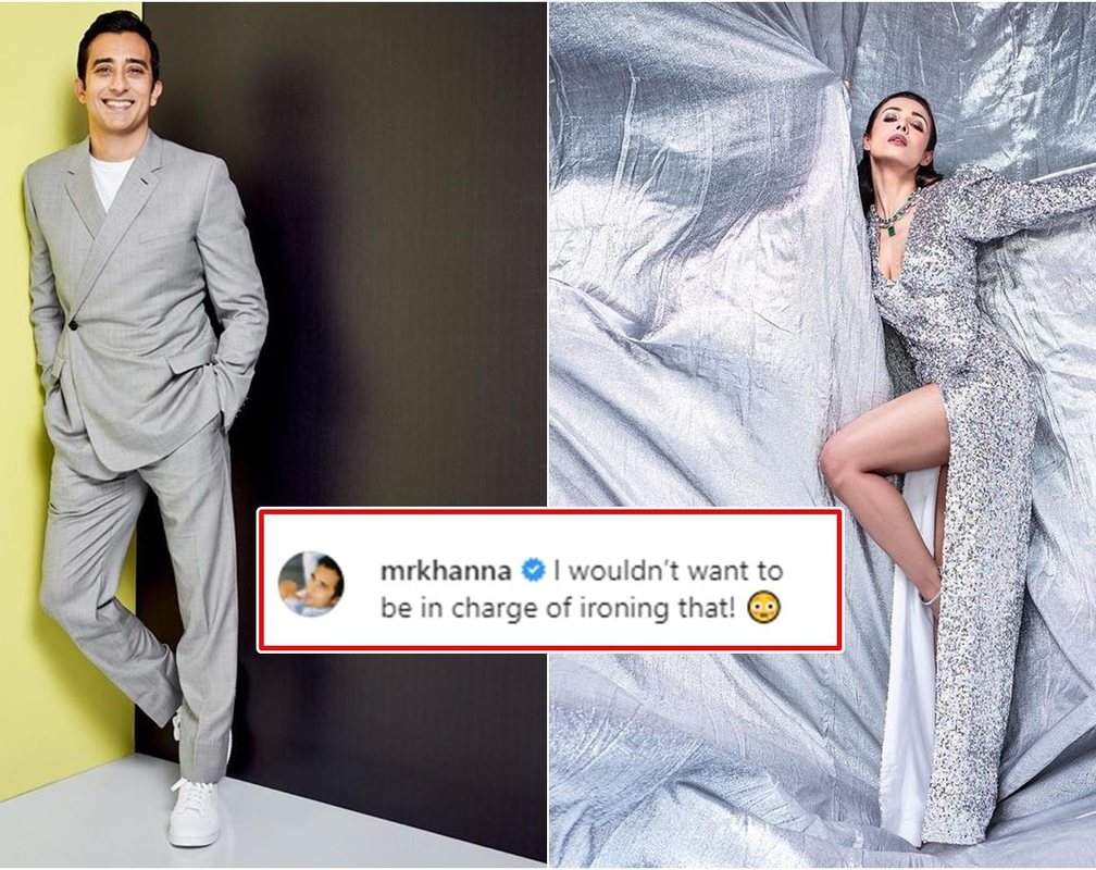 
Malaika Arora's stunning pictures in silver thigh-high slit dress triggers Rahul Khanna's funny side
