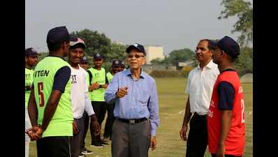 IIT-Gn hosted a cricket tournament for the support staff