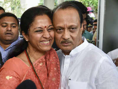 Supriya Sule takes centre stage, but not competing with Ajit Pawar