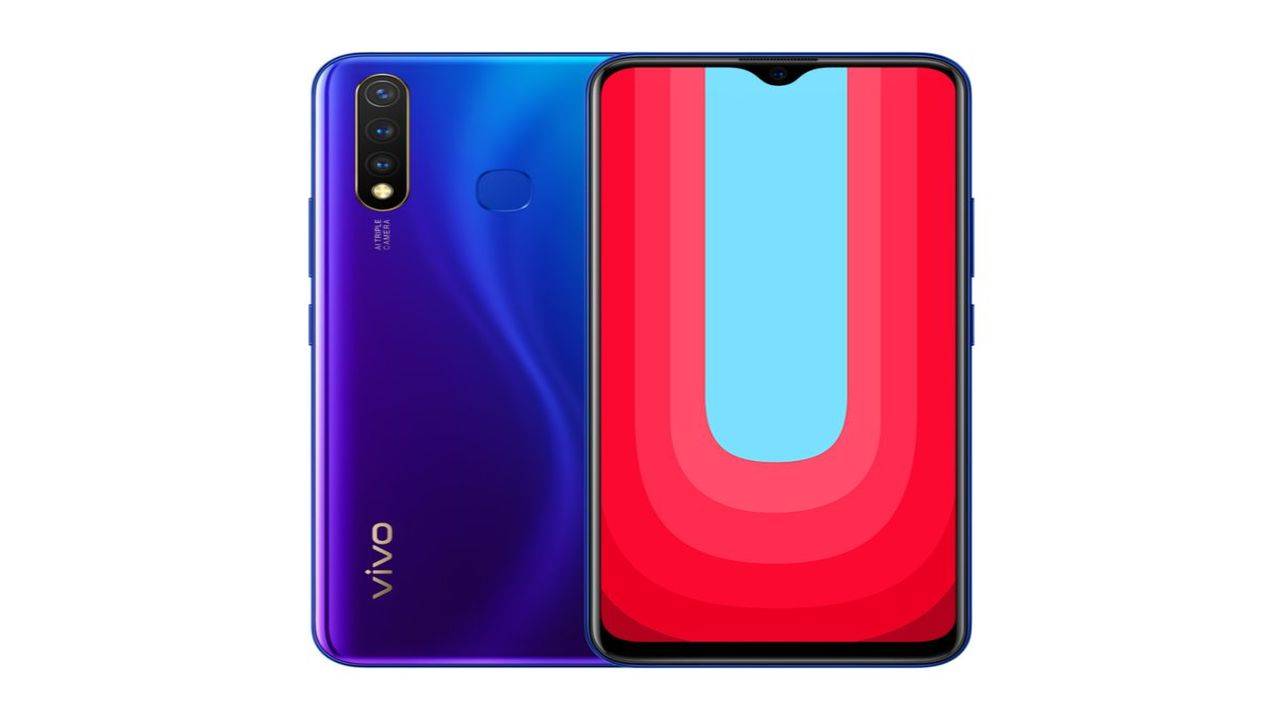 vivo u20 blazing blue