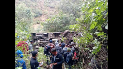 Himachal Pradesh: 10 injured as bus carrying marriage party falls into gorge