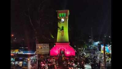 Illumination of World War I memorial in Trichy: Trial run conducted