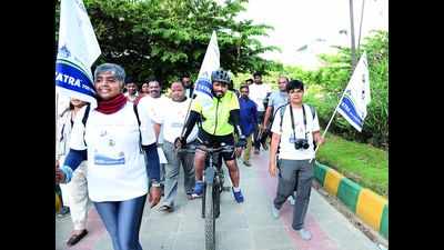 City activists begin their Bengaluru to Bidar journey