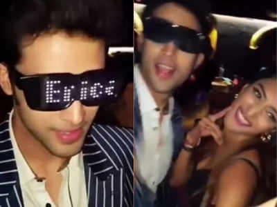 Watch this video of Parth Samthaan and Erica Fernandes dancing and whistling to ‘Aankh Maare’ at a party