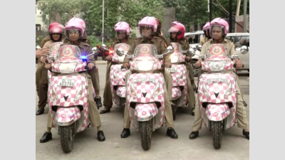 Meet Delhi Police pink scooter gang