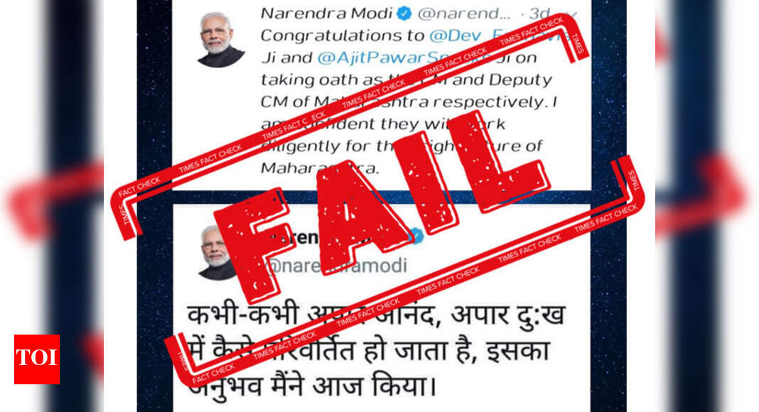 FAKE ALERT: Old tweet from PM Modi shared to claim he expressed grief ...