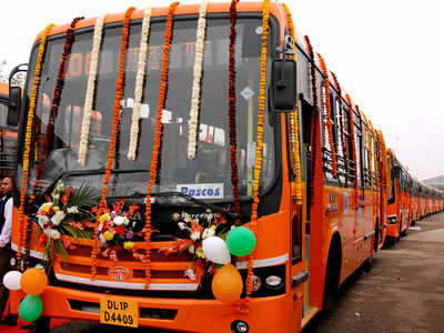 Delhi: 100 new buses take cluster fleet to 2,000 | Delhi News - Times ...