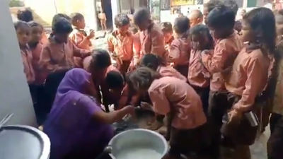 Mid-Day meal shocker: Adulterated milk given to primary school students