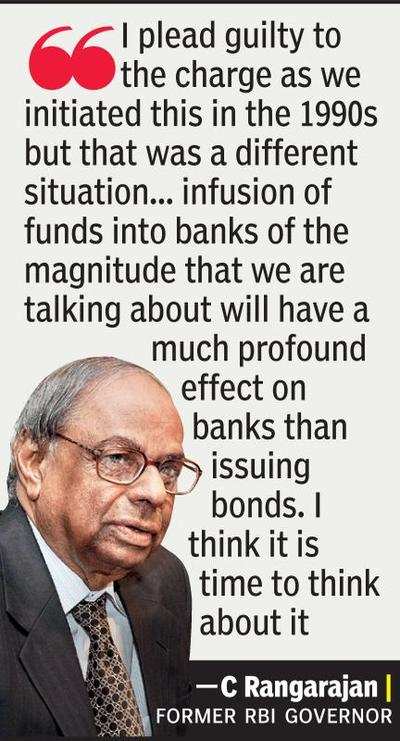 ‘Recapitalise banks by infusing cash, not by issuing bonds’