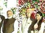 PM Modi attends Mohena Kumari Singh's reception