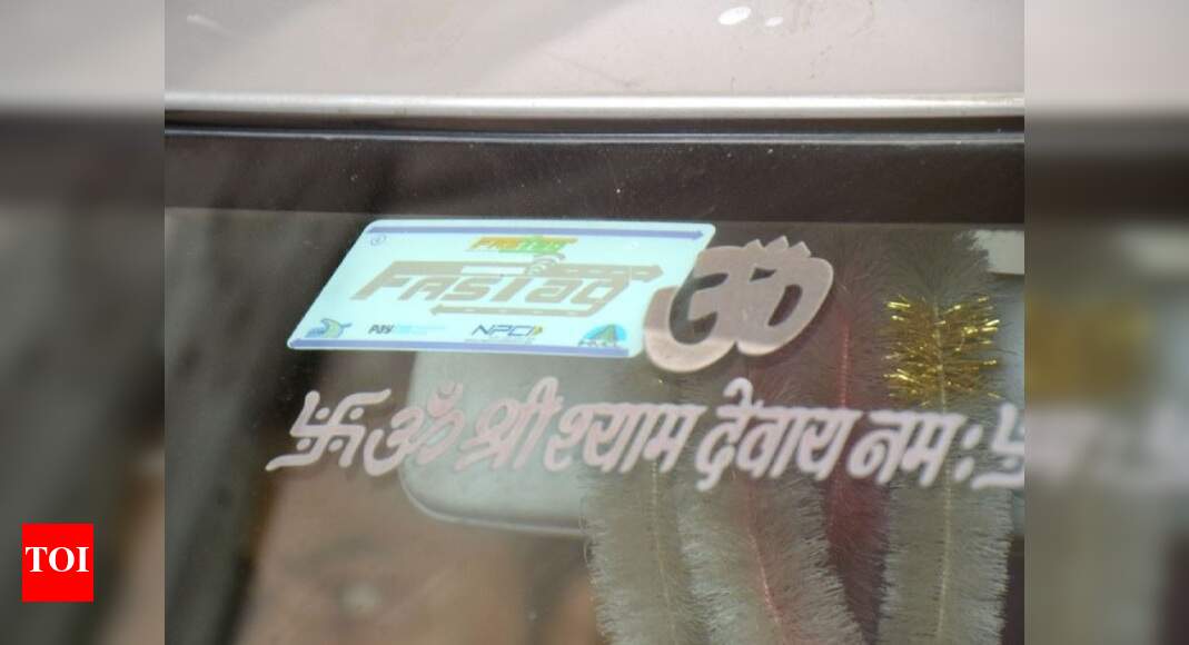 Rajasthan: Only 800 FASTag NHAI stickers distributed so far | Jaipur ...