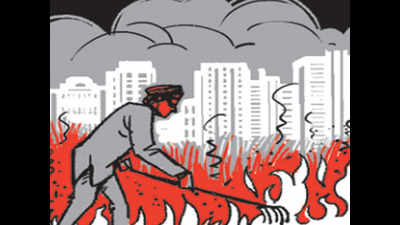 Five more booked for stubble burning, Rohtas farmers threaten stir