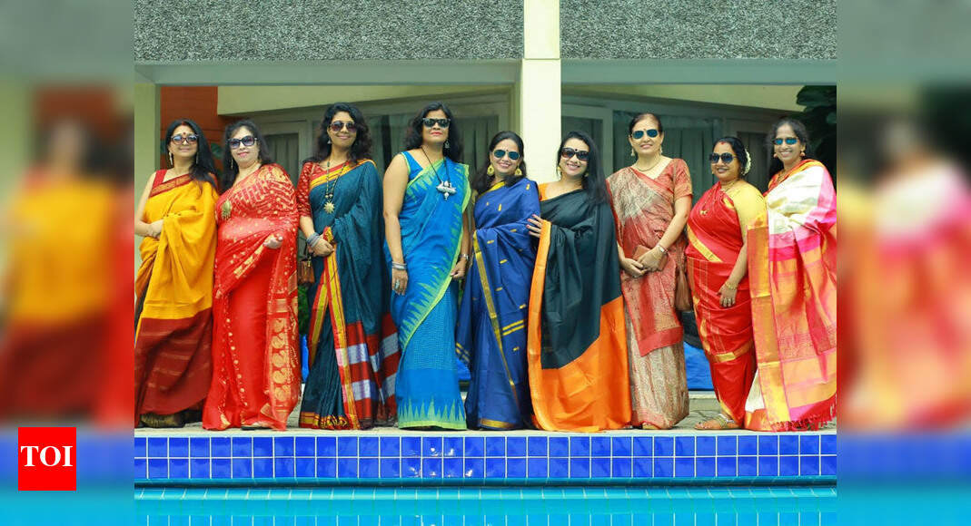 A meet-up to revive the love for sari | Events Movie News - Times of India