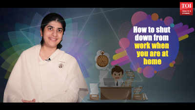 VIDEO: How to shut down from work when you are at home